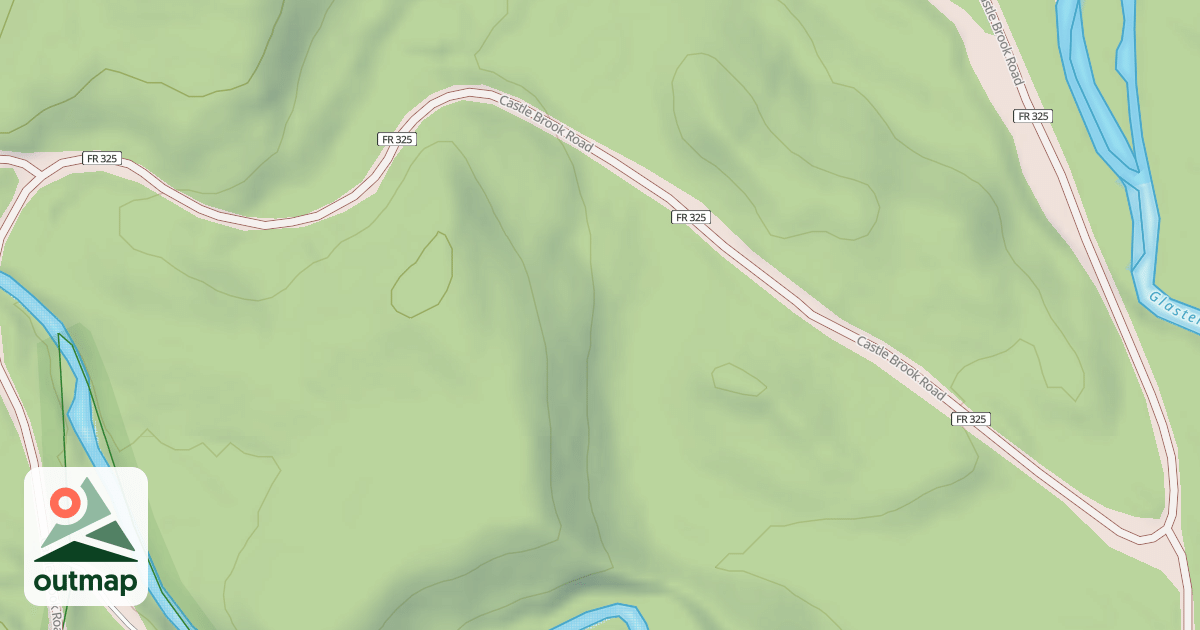 Map of Castle Brook
