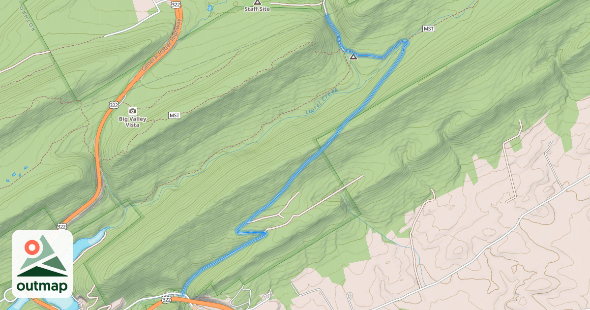 Map of Stillhouse Hollow Road