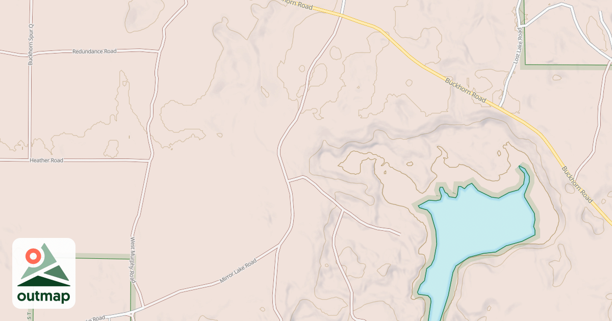 Map of NORTH MUDDY