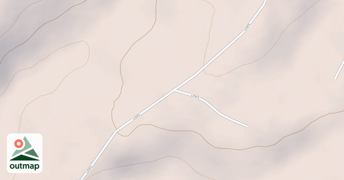 Map of Twin Lakes Road