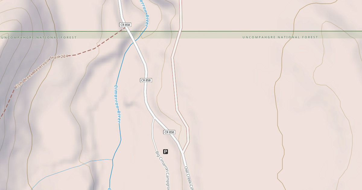 Map preview of BIG CIMMARON CORRAL