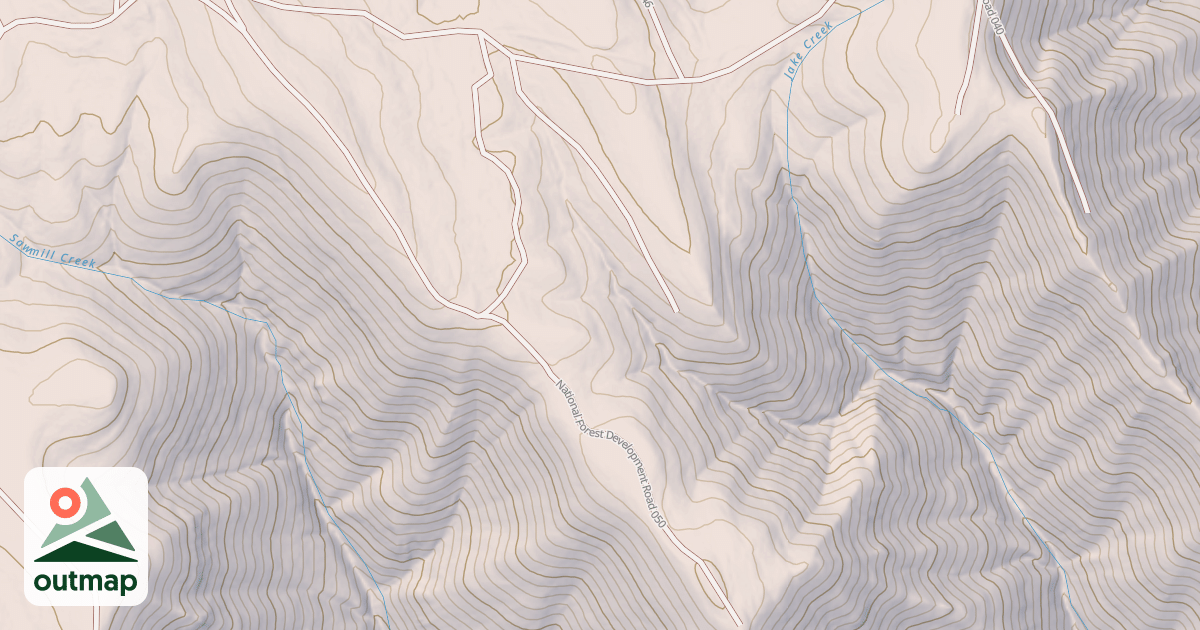 Map of HORSE RDG.