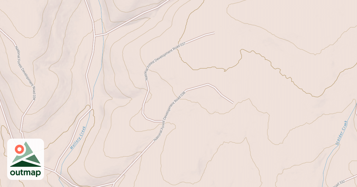 Map of USFS National Forest System Roads {C21BBFCA-6C1D-4204-9BE8-868EE64B74D8}