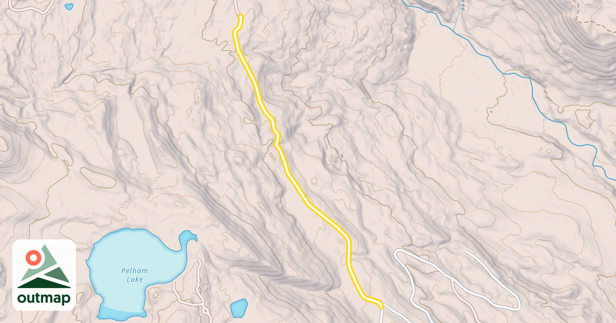 Map of Pelham Lake ATV Connector