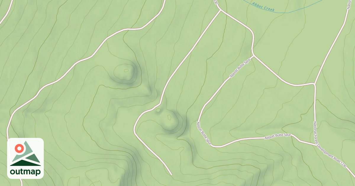 Map of USFS Motor Vehicle Use Map Roads {12063626-CE15-4EE0-ACD7-22F0CF435082}