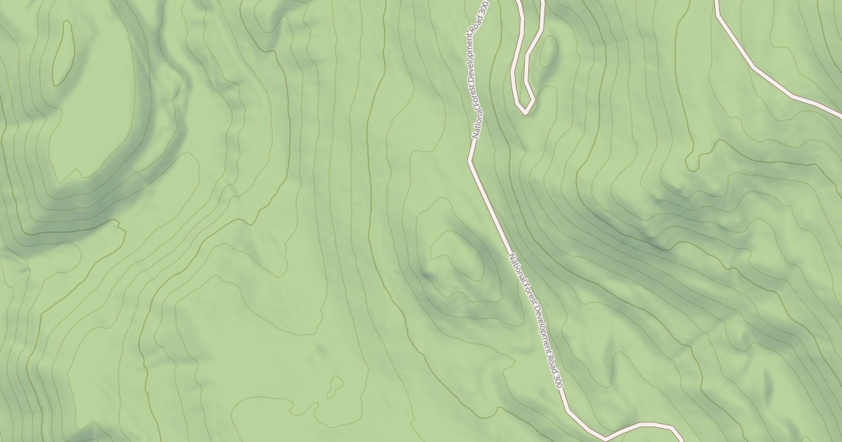 Map preview of USFS Motor Vehicle Use Map Roads {16979F6E-CC9C-48E9-9507-C51B01B4FFFA}