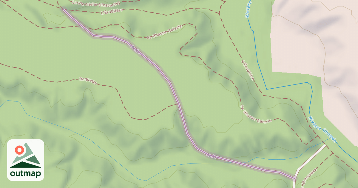 Map of Accès