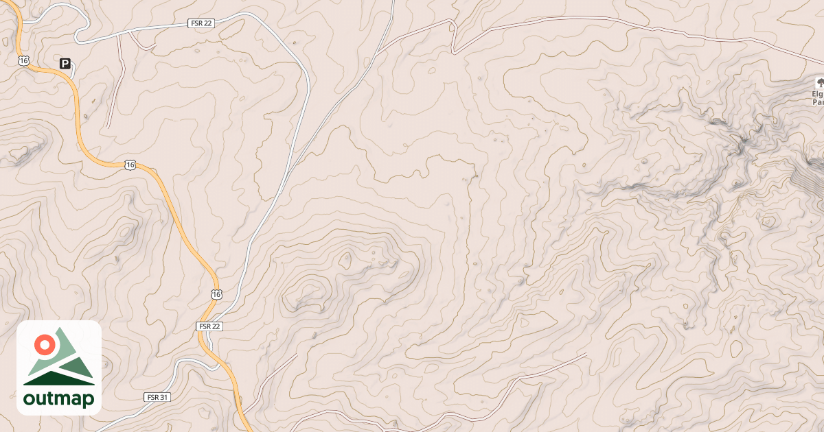 Map of LITTLE NORTH FORK