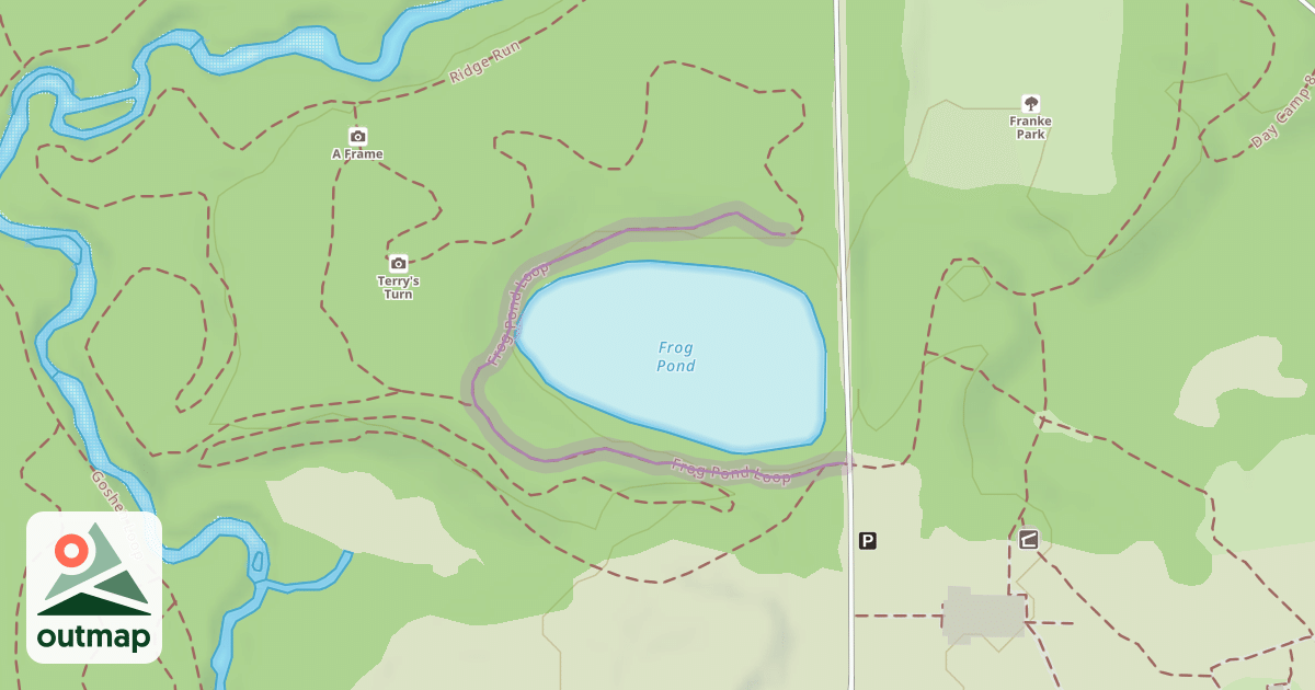 Map of Frog Pond Loop