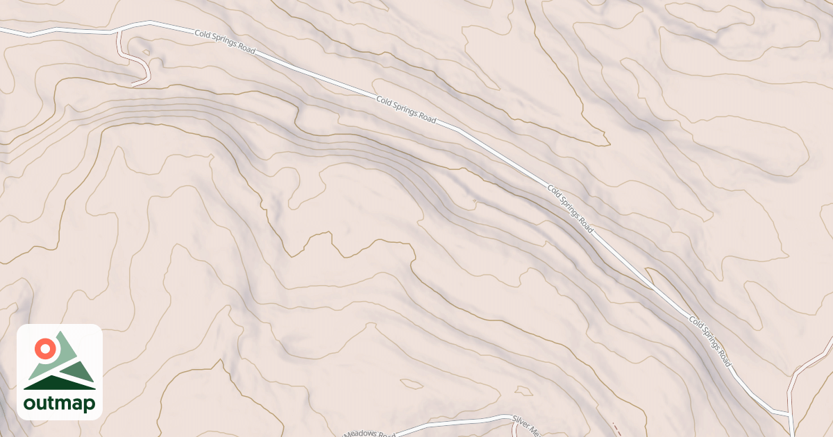 Map of COLD SPRINGS
