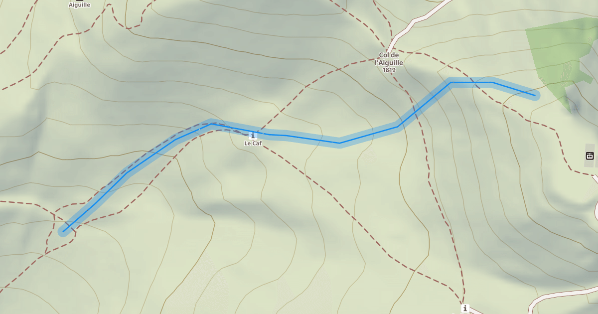 Map preview of Stade du Col de Balme