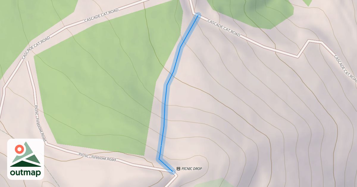 Map of Little Cone