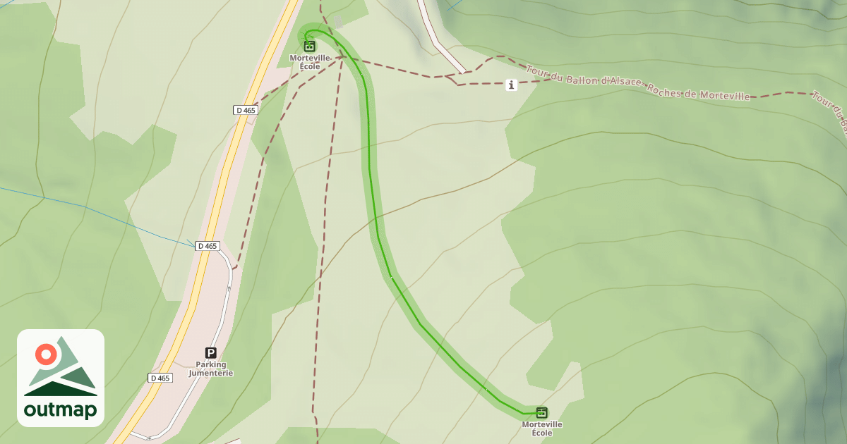 Map of Morteville École