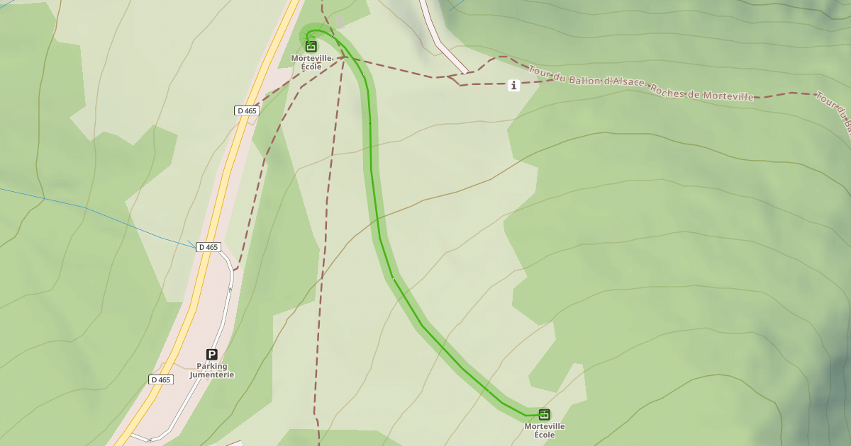 Map preview of Morteville École
