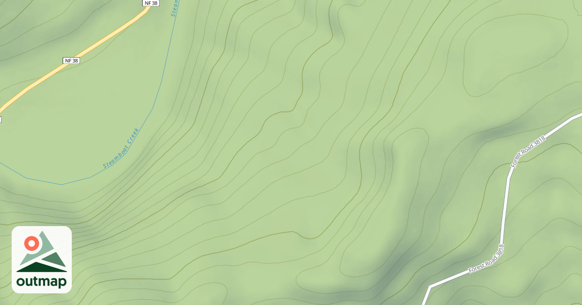 Map of LITTLE BEND CR NO 2 T.S.