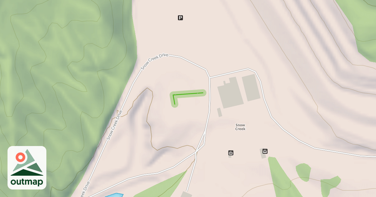 Map of Rainbow Ridge in Platte
