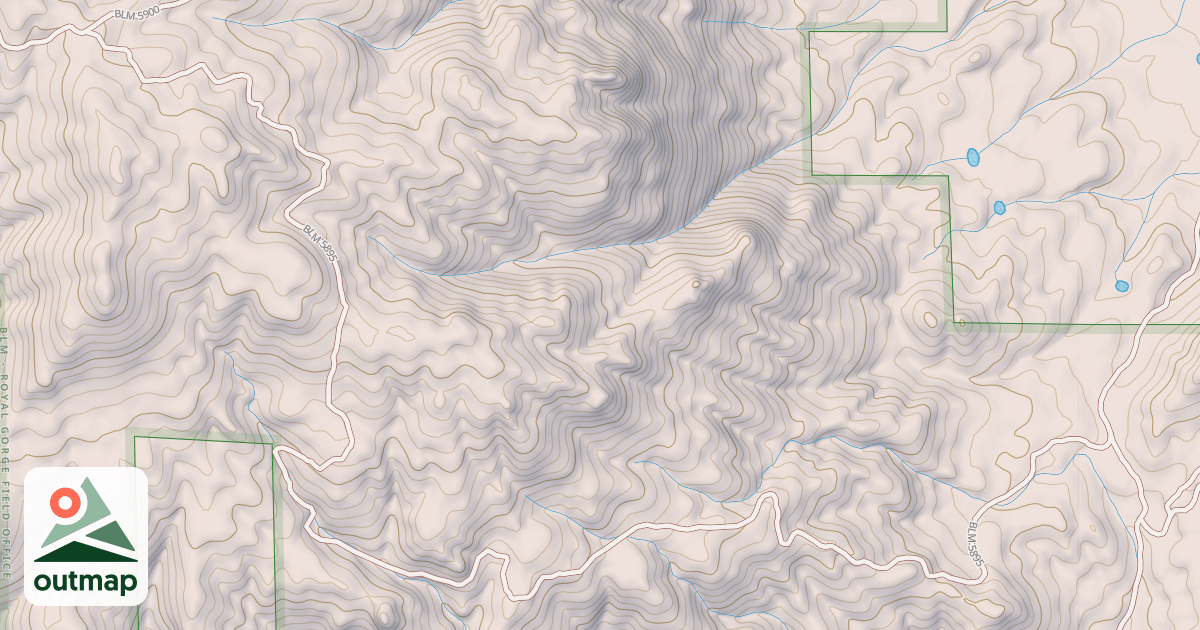 Map of BLM National GTLF Public Motorized Roads 6ff1fcf9-7c2b-420e-8d25-cba6d5e33b80