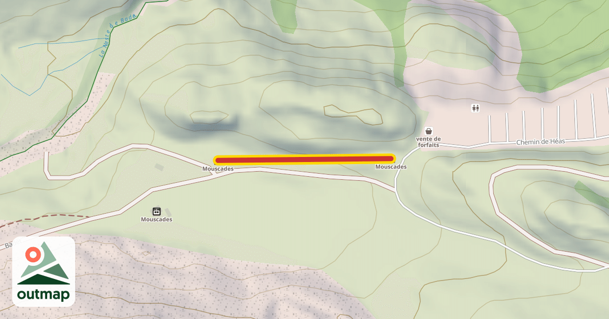 Map of Mouscades