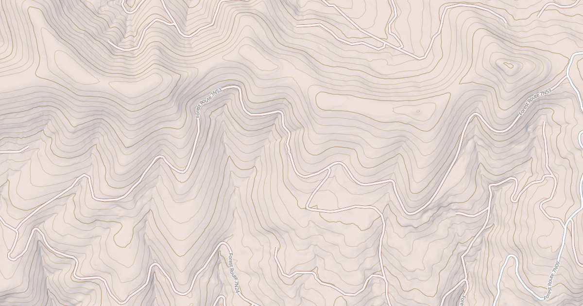 Map preview of USFS National Forest System Roads {11ADD3F9-F278-4005-8397-12E905FDC560}