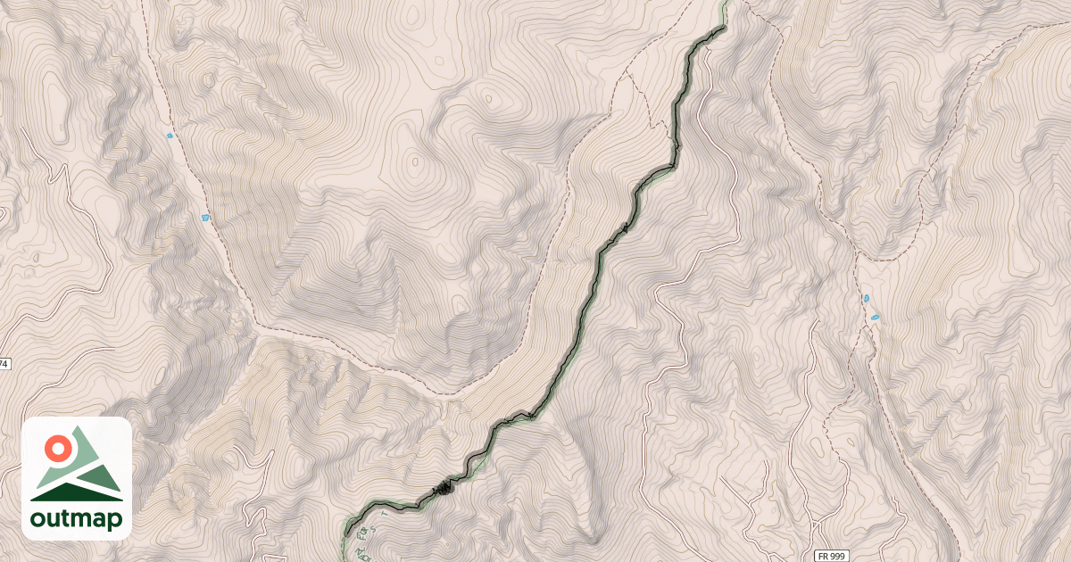 Map of CDNST - Colorado Trail 1776