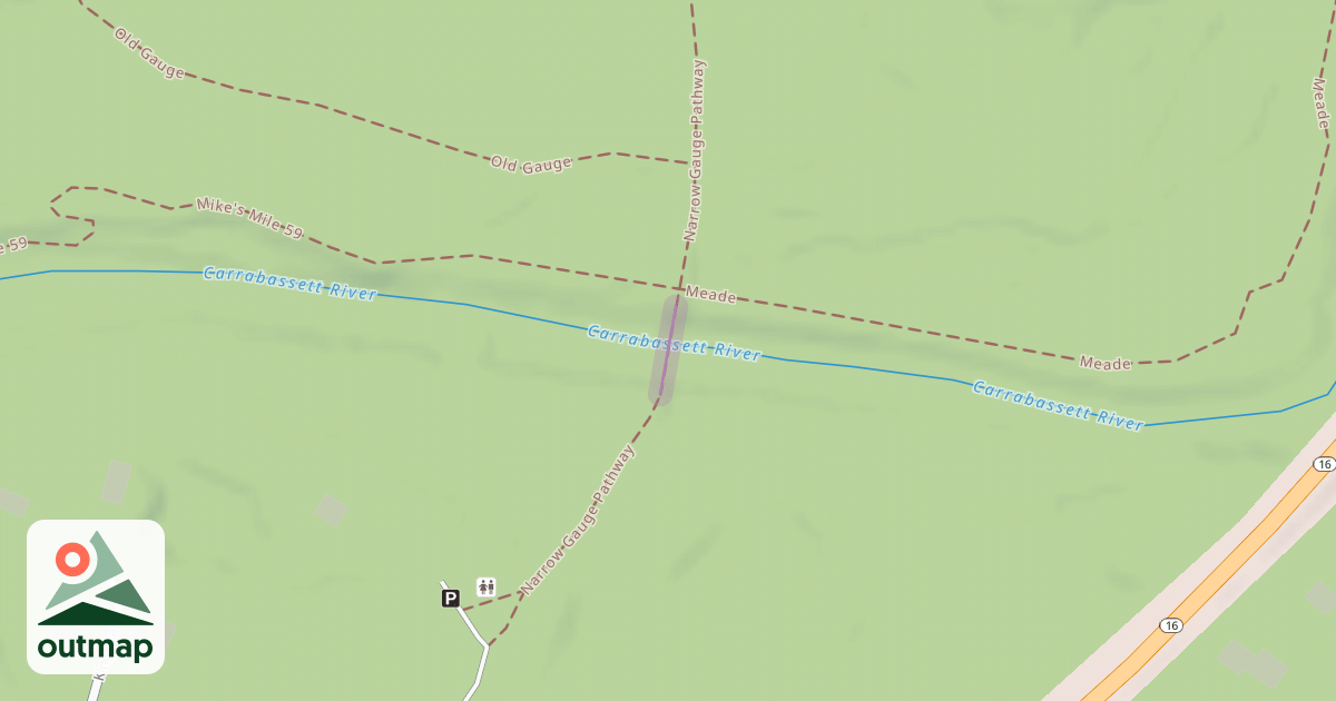 Map of Campbell Field Bridge