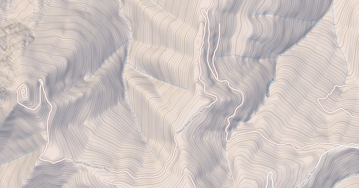 Map preview of SHELTON BUTTE L.O.