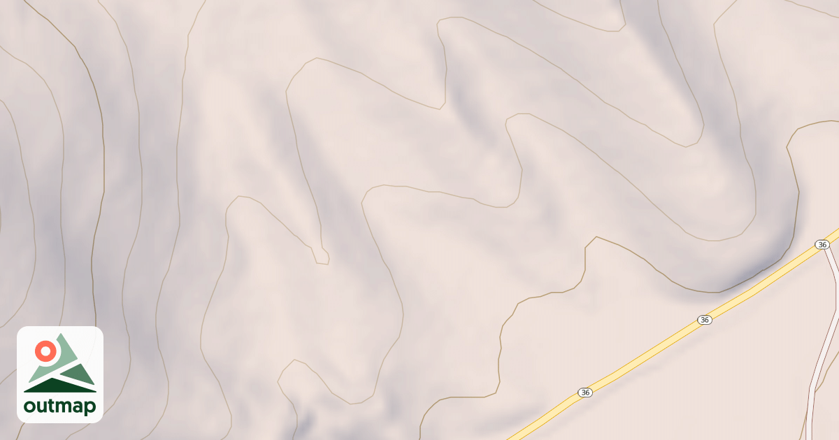 Map of EMIGRATION FLAT NORTH SPUR