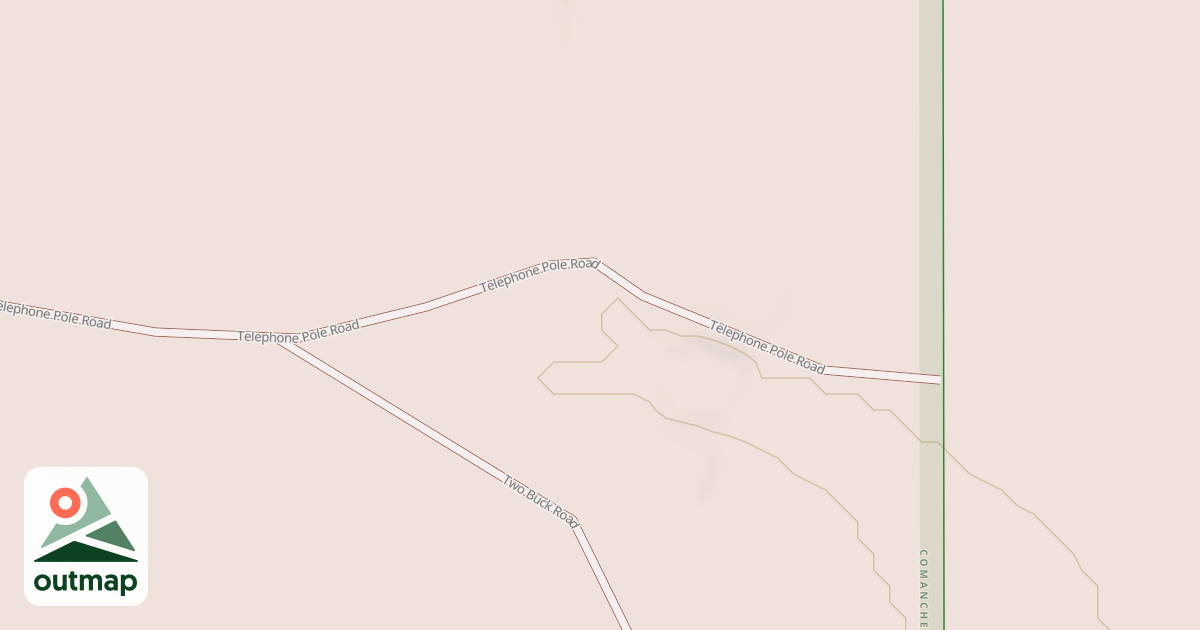 Map of TELEPHONE POLE B