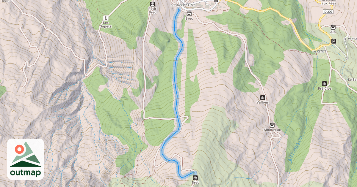 Map of Les Bois