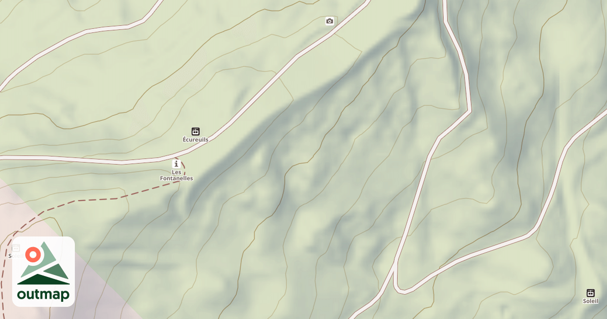 Map of snow park