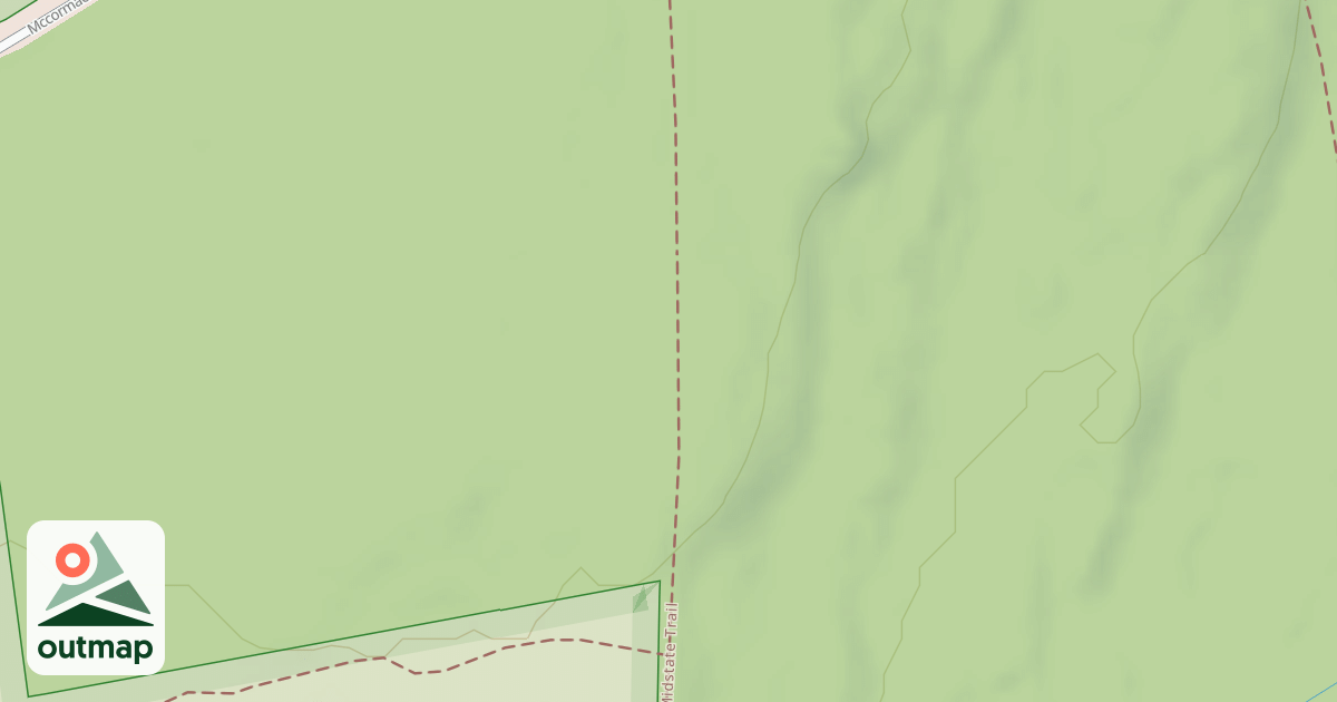 Map of Midstate Trail