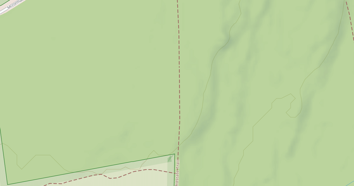 Map preview of Midstate Trail