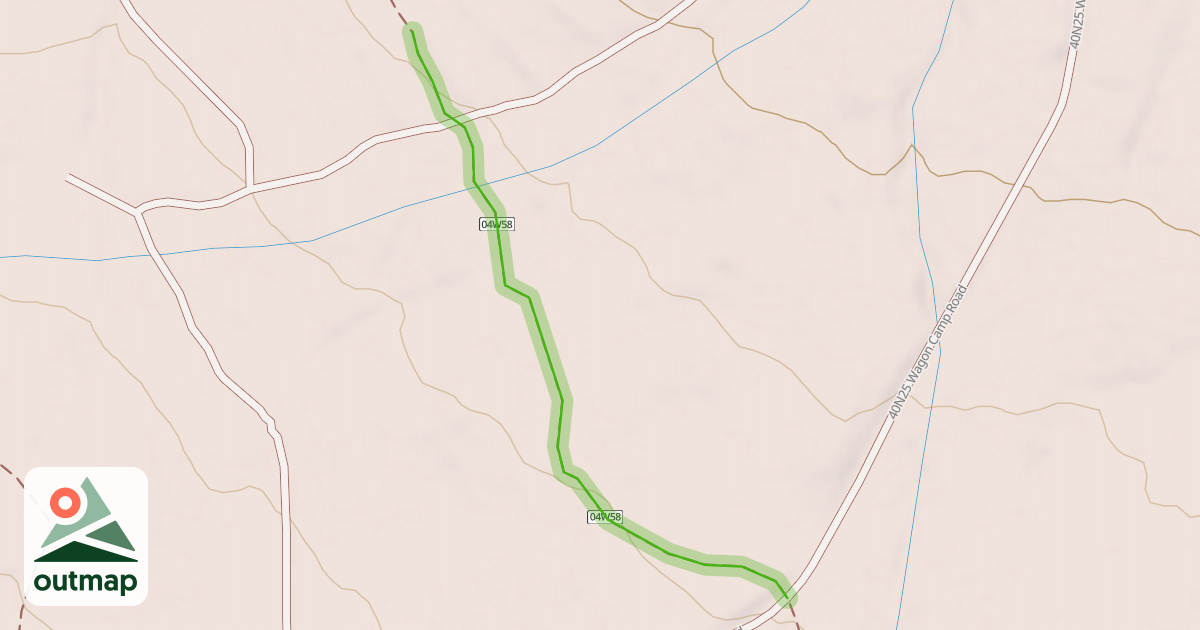 Map of Hucklebeerry Loop (North)