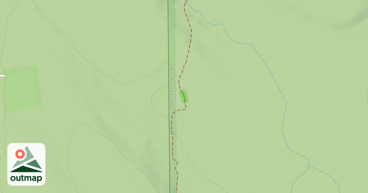Map of Fred J. Cusimano Westside Overland Trail