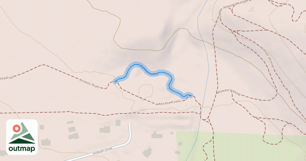 Map of Rattlesnake