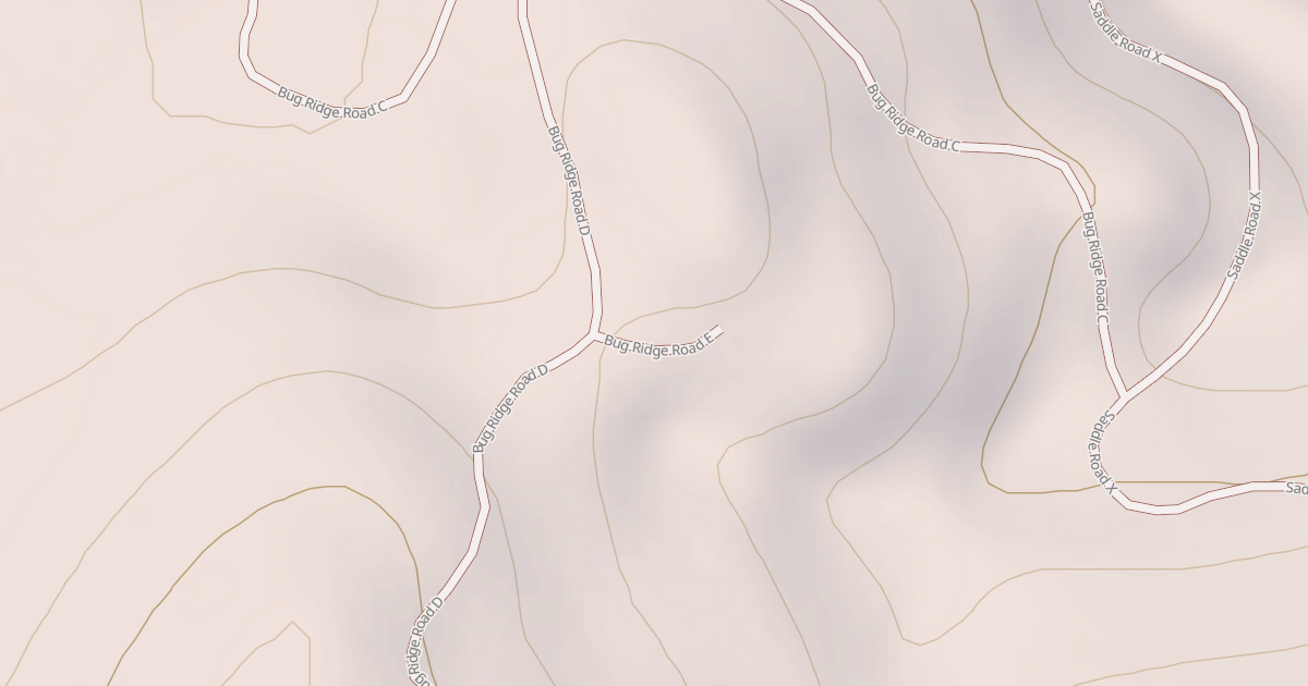 Map preview of BUG RIDGE E