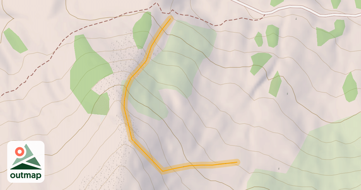 Map of Bois Hors Piste