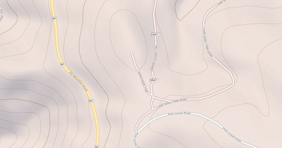 Map preview of PECKS PLACE