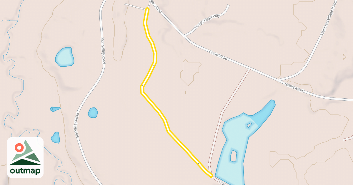 Map of Catamount Trail