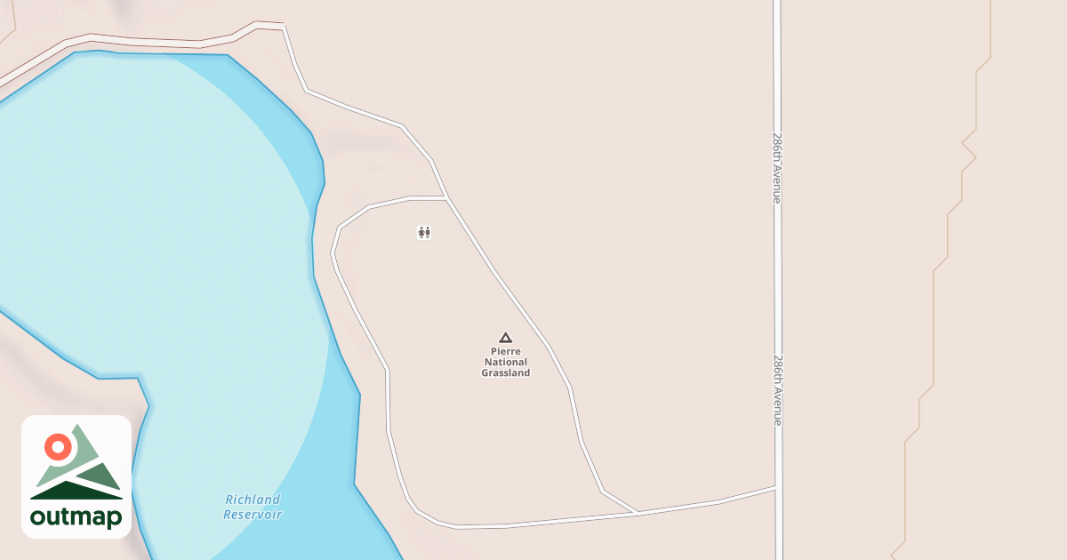 Map of RICHLAND DAM (FPNG)