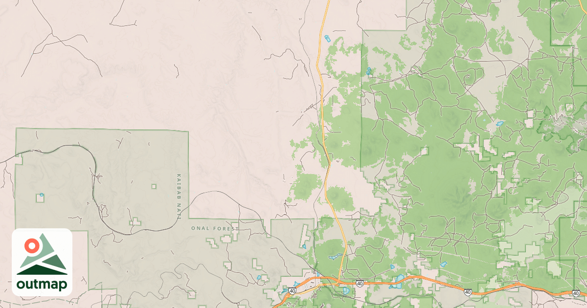 Map of BEALE WAGON ROAD