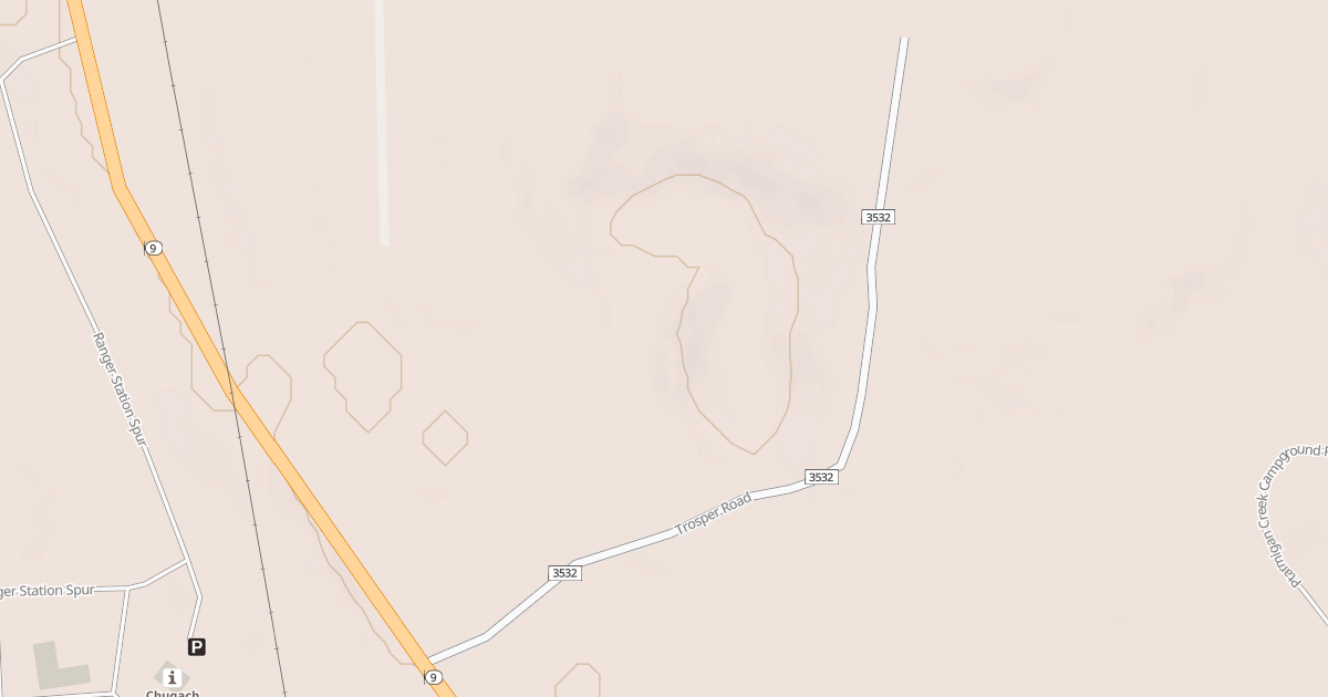 Map preview of KENAI LAKE TRAILER SITE RD