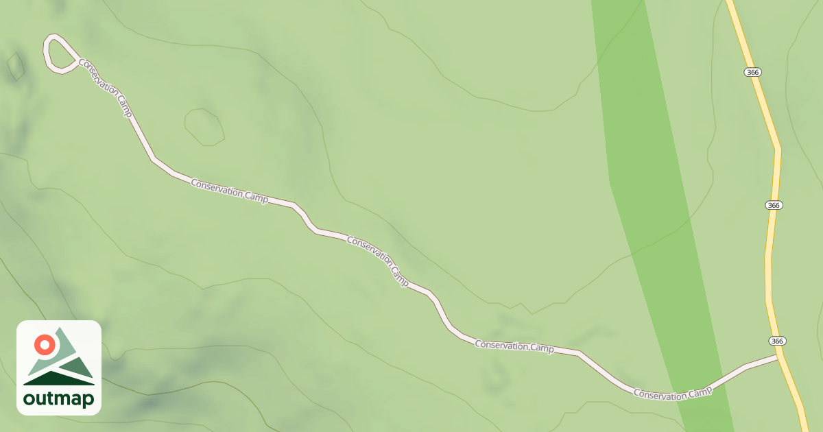 Map of CONSERVATION CAMP