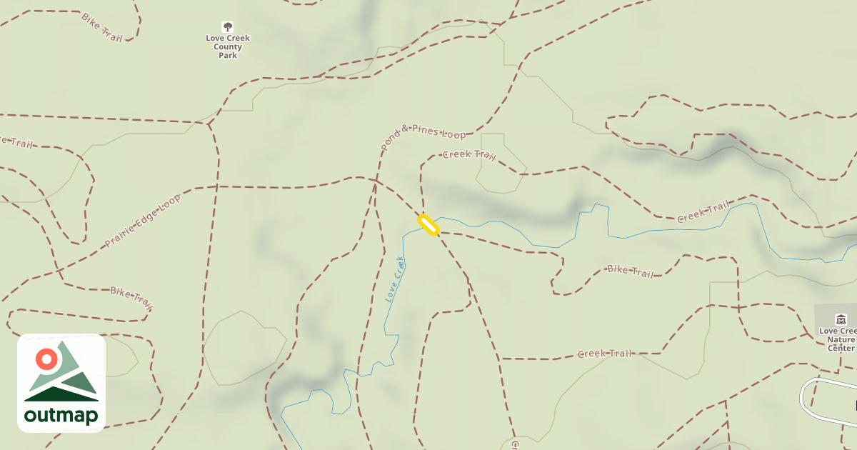 Map of Creek Trail