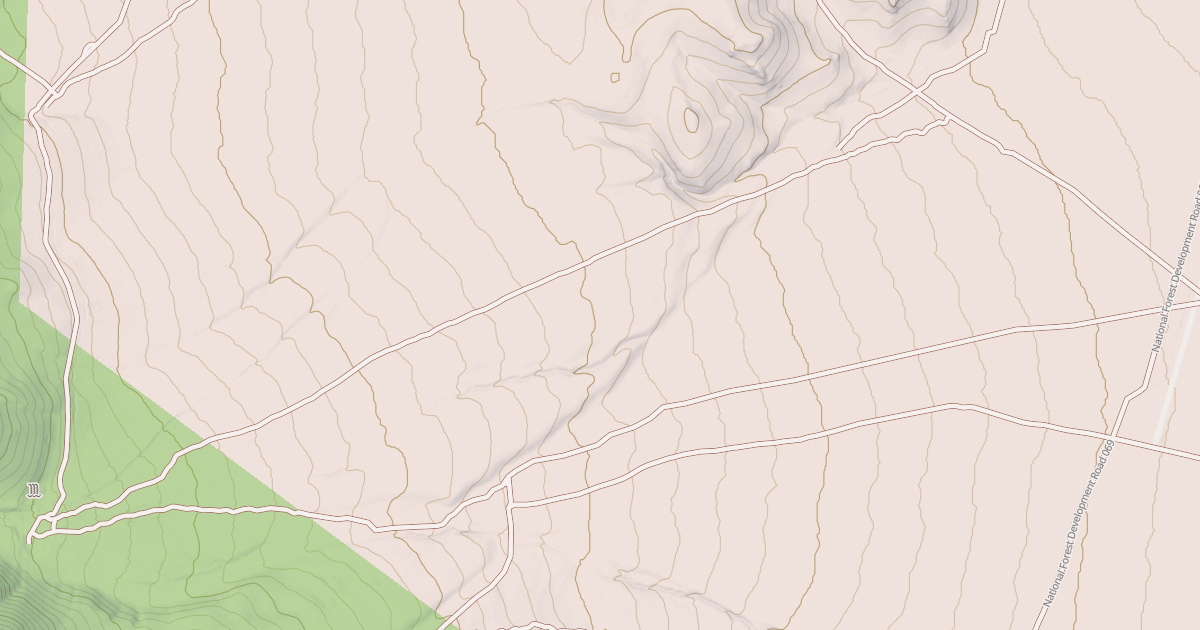 Map preview of SHEEP CREEK ROAD