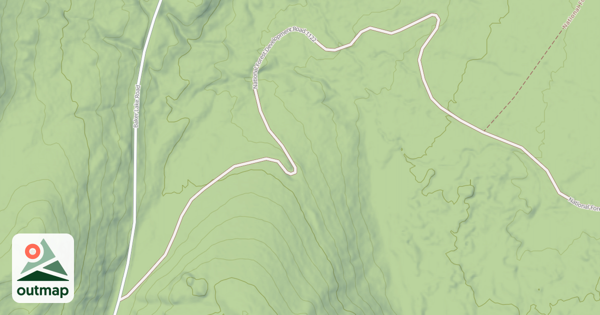Map of LOWER SANDY CR