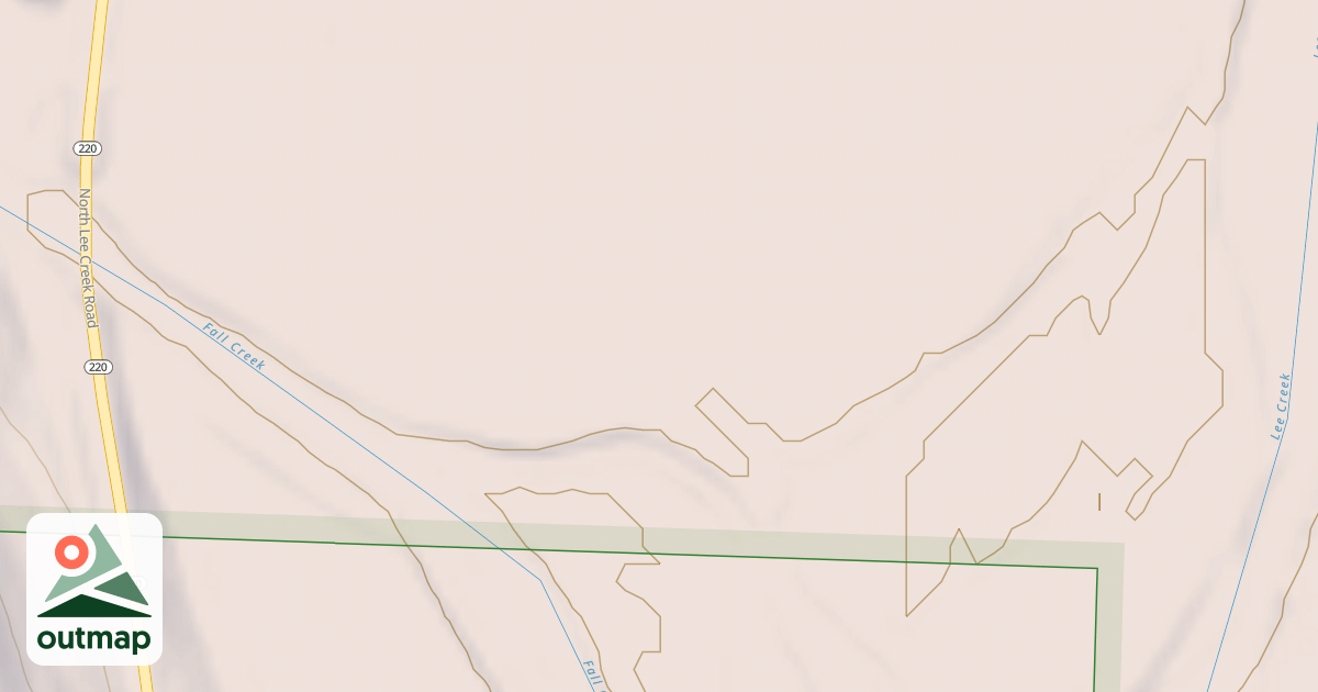 Map of Easy Pine Outer Loop West
