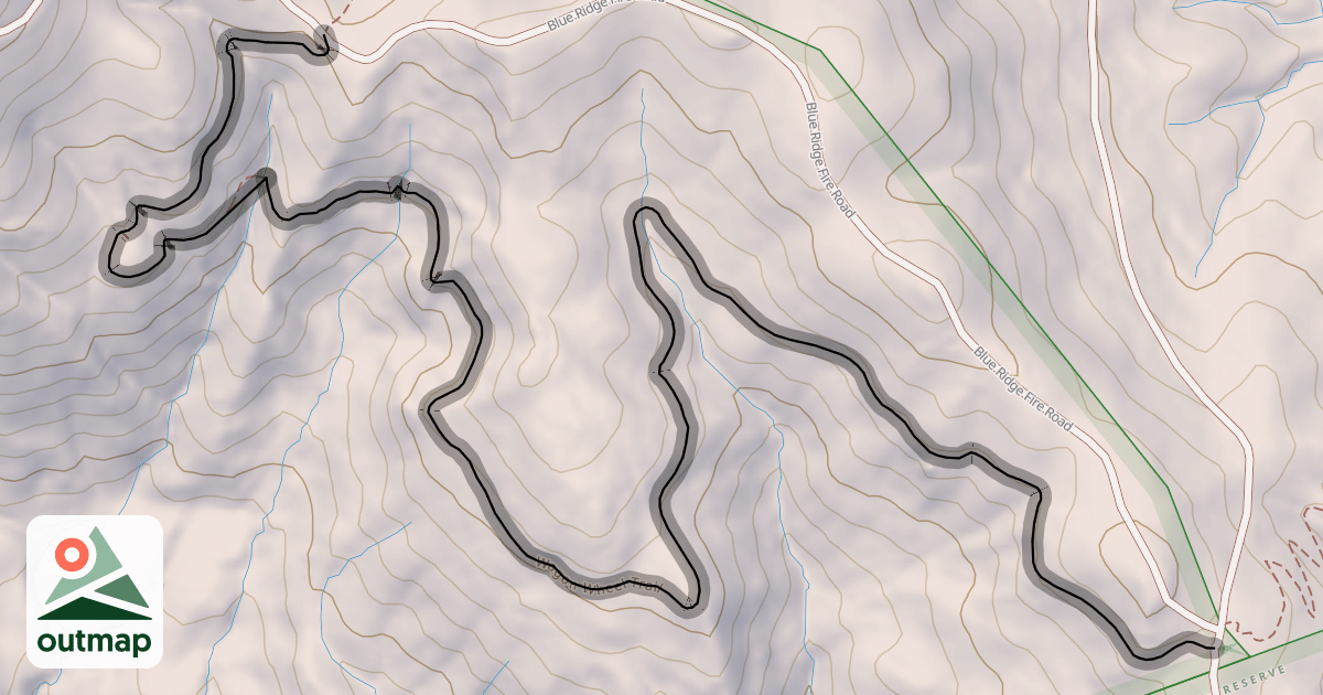 Map of Wagon Wheel Trail