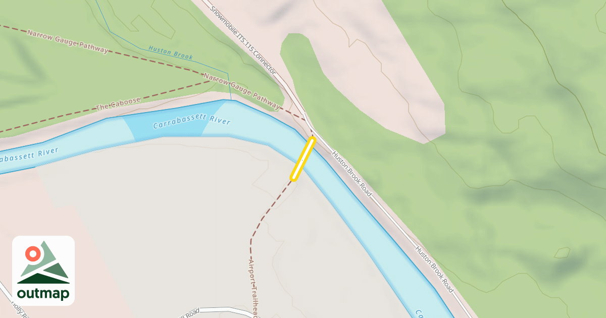 Map of Airport Trailhead Spur