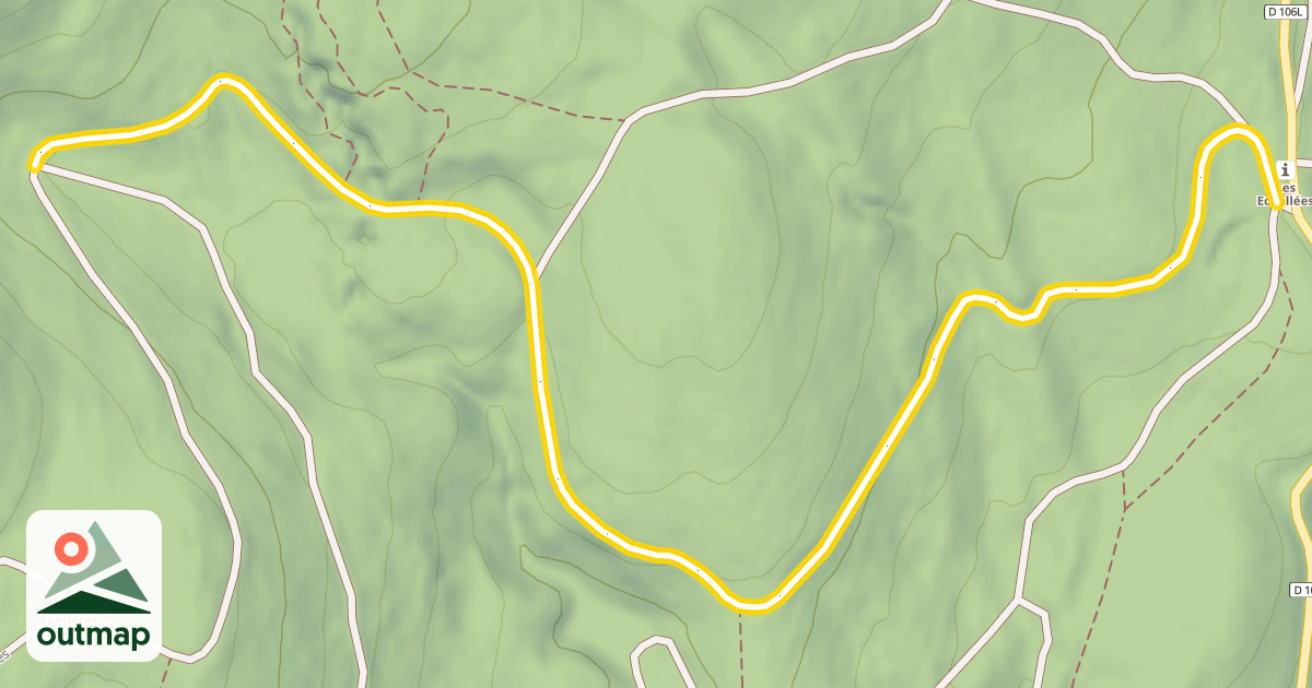 Map of Route forestière des Éperières